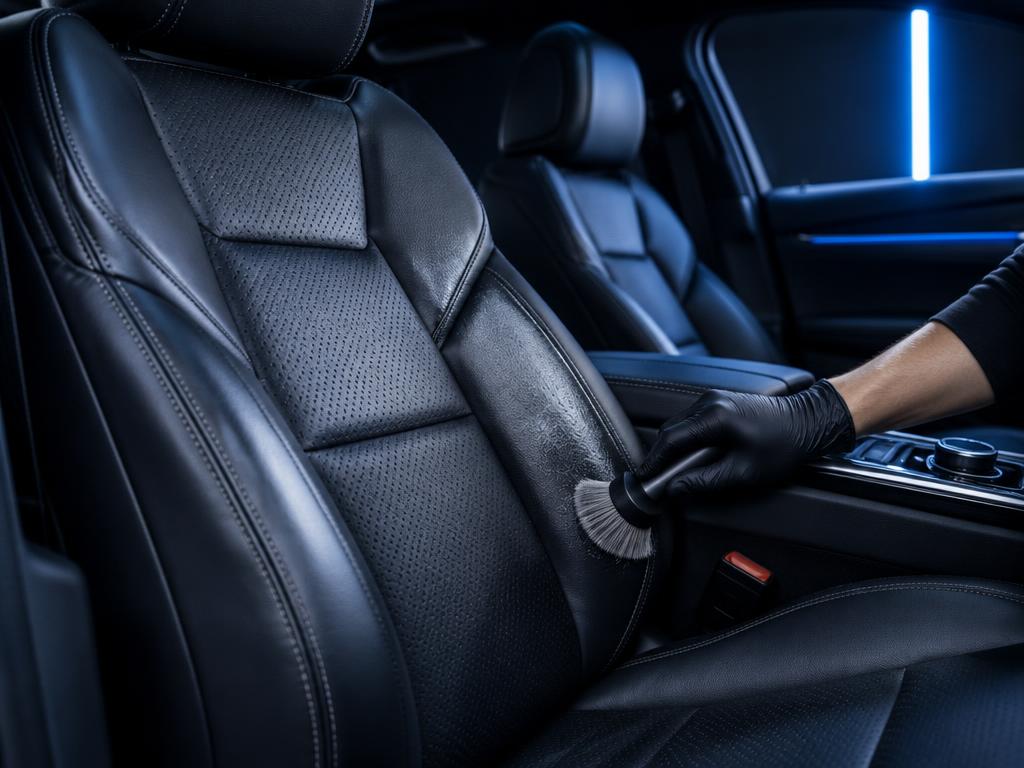 Limpeza de banco automotivo (imagem ilustrativa)